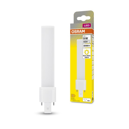 OSRAM LED Lampe DULUX S Stablampe G23 4,5W 450Lm warmweiss 3000K 4058075557994