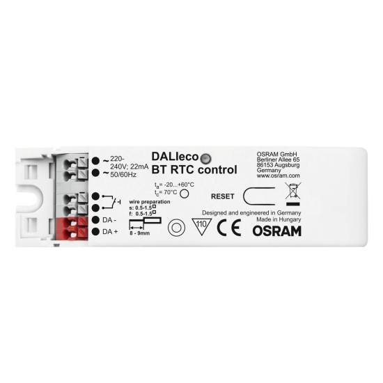 OSRAM DALIeco BT RTC Steuergerät Made in Europe 4062172016537