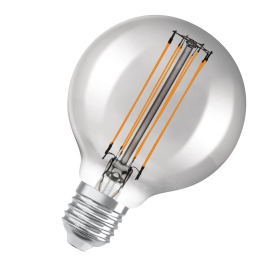 OSRAM Vintage 1906 LED CLASSIC SLIM Filament Globe 11W 818 Rauchglas E27 Lampe 500lm 1800K warmweiss wie 42W dimmbar 4099854090783