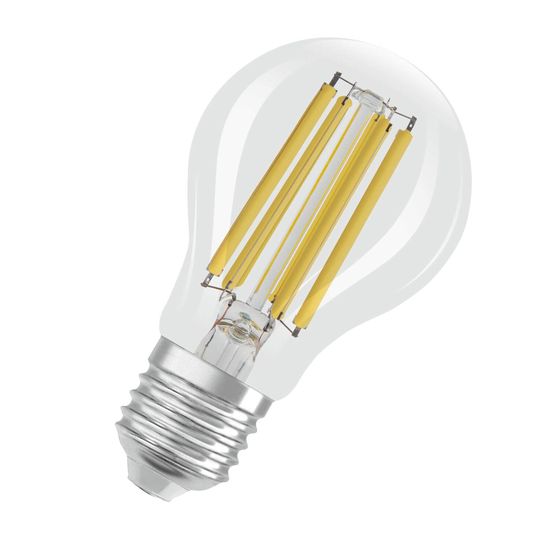 OSRAM LED Lampe höchste Effizienzklasse A Filament CLASSIC 7.2W 840 klar E27 1521lm 4000K neutralweiss wie 100W 4099854115516