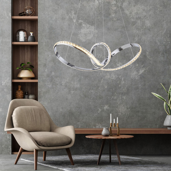 Paul Neuhaus TANJA LED Pendelleuchte Warmweiss 39W 60-120cm 8222-17