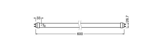 LEDVANCE PROTEC SubstiTUBE T8 EM KVG ADVANCED 7.3W/4000 K 600 mm G13 1100lm 4000K neutralweiss wie 18W 4016705407323