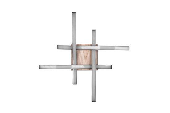 Reality Route LED Deckenleuchte  4x5W Holznachbildung warmweiss