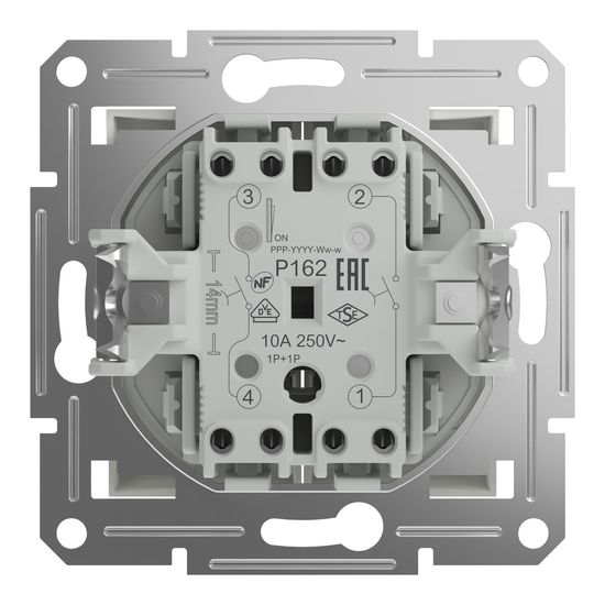 Schneider Electric ASFORA Doppeltaster UP weiss EPH1170121D