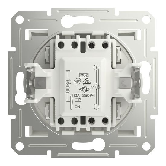 Schneider Electric ASFORA Taster mit LED UP weiss EPH1670121D