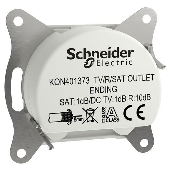 Schneider Electric ASFORA TV-R-SAT Dose Endung 1dB UP weiss EPH3570121D