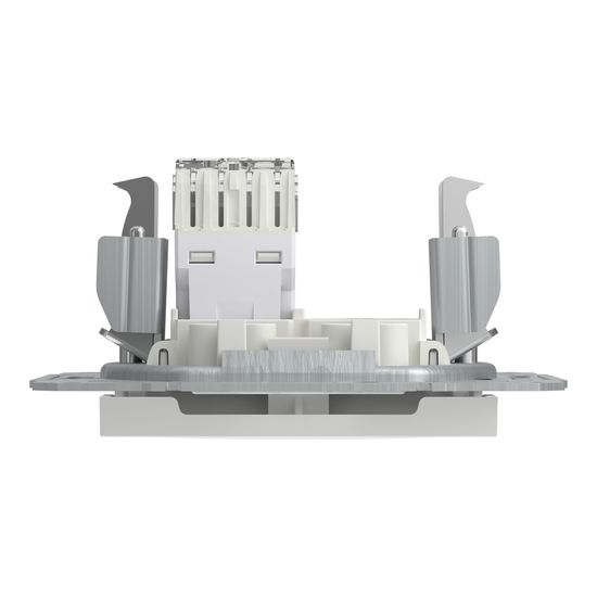 Schneider Electric ASFORA RJ45 Kat. 6e UTP 1-Fach ICD UP weiss EPH4770121D