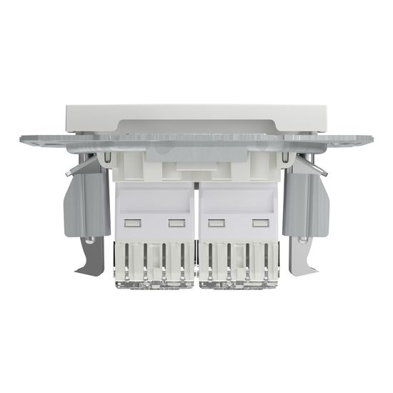 Schneider Electric ASFORA RJ45 Kat. 6e UTP 2-Fach ICD UP weiss EPH4870121D