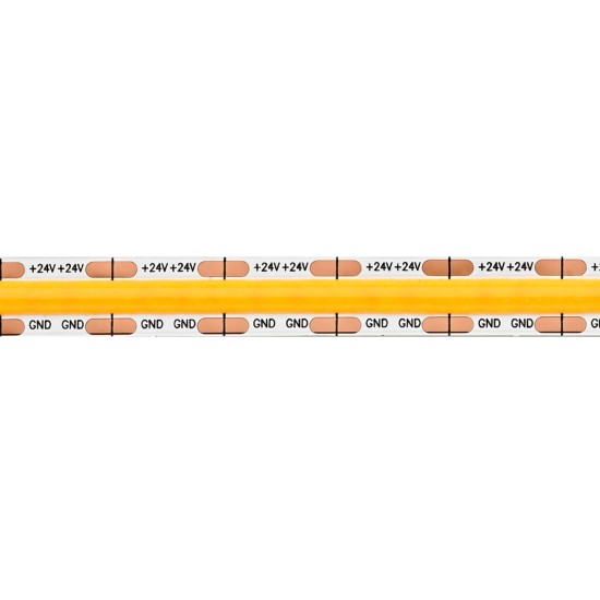 SIGOR 10W/m COB mini cut LED-Streifen 2700K 5m 528 LED/m IP20 24V 650lm/m RA90 Warmweiss