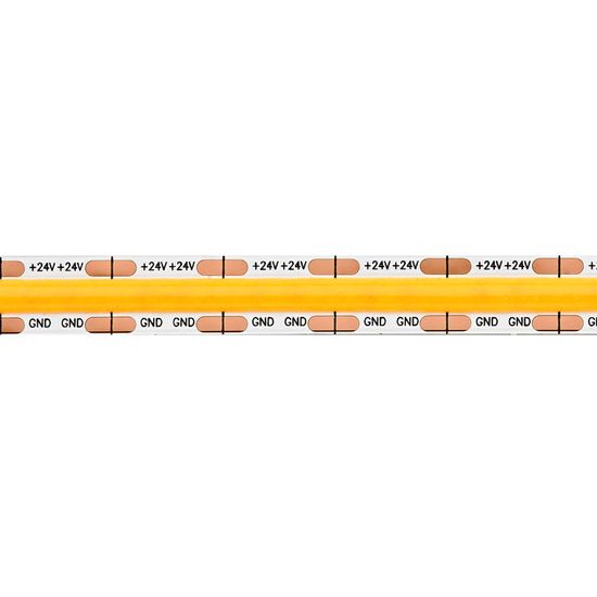 SIGOR 10W/m COB mini cut LED-Streifen 3000K 5m 528 LED/m IP20 24V 710lm/m RA90 Warmweiss