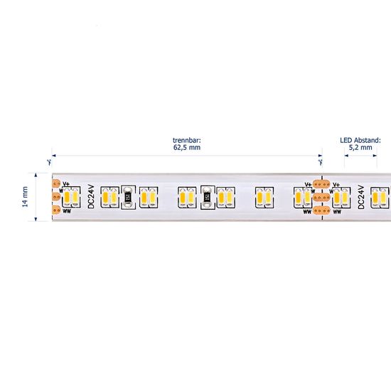 SIGOR 19,2W/m Farbige LED-Streifen 2700-6500K 5m Steuerbare Lichtfarbe