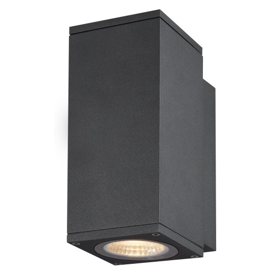 SLV 1003416 ENOLA SQUARE S single Outdoor LED Wandleuchte anthrazit CCT 3000/4000K IP65