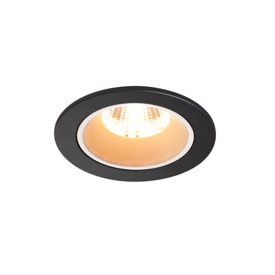 SLV 1003773 NUMINOS DL S LED Einbauleuchte schwarz/weiss 2700K 40°