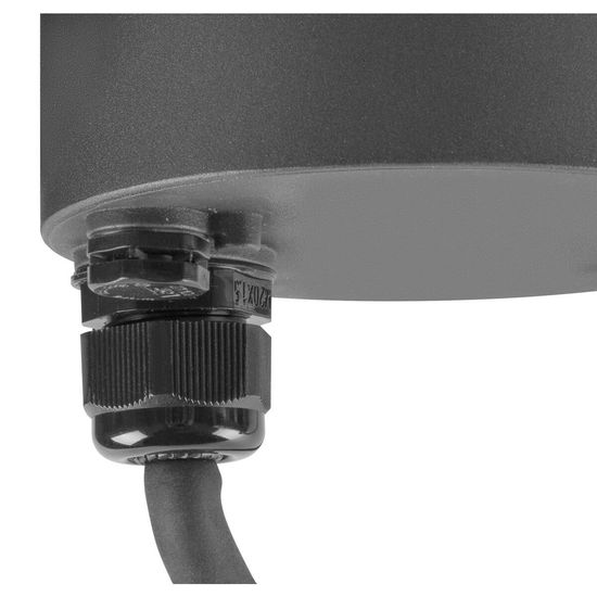 SLV 1007233 M-POL S LED Polehead 360°, entblendet, Leuchtenkopf, anthrazit, 10W, 750lm, 2700K, DALI