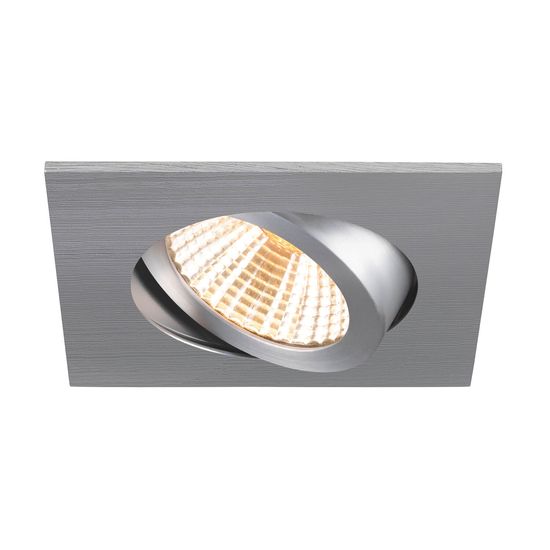 SLV 1007330 NEW TRIA 68, Deckeneinbauring, L: 8.2 B: 8.2 H: 2.6 cm, aluminium