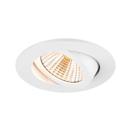 SLV 1007433 NEW TRIA UNIVERSAL 68, LED Deckeneinbauleuchte, 2500/3000/4000K, 38° rund weiß