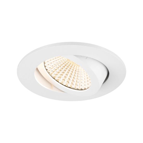 SLV 1007435 NEW TRIA UNIVERSAL 68, LED Deckeneinbauleuchte, 2500/3000/4000K, 60° rund weiß