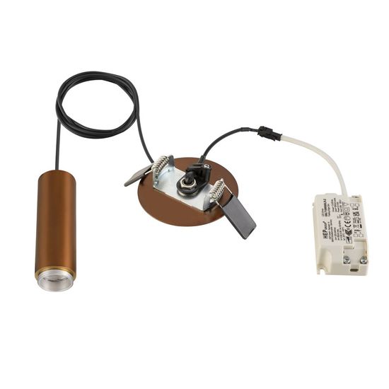 SLV 1007550 LALU, LED Pendelleuchte, Led Base, Einbau, Mix&Match, 150cm, 9.5W, 3000K, PHASE, bronze