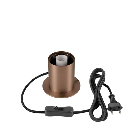 SLV VARYT, Tischleuchte, rund, 1x max. 6W, E14, kupfer 1008113