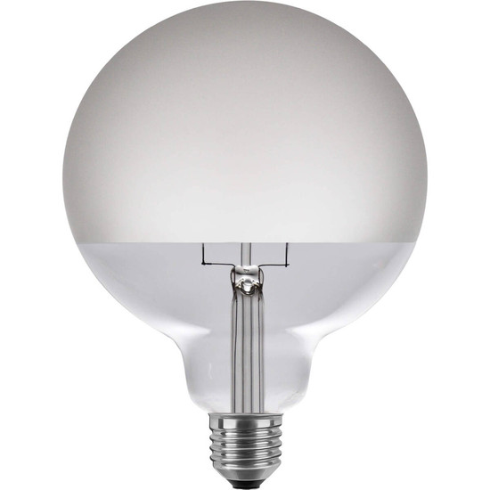 SLV LED Globe 125 Half Moon, LED-Leuchtmittel, E27, PHASE, 7W, 2700K 1008157