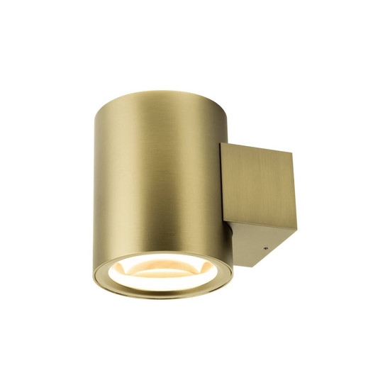 SLV OCULUS, Wandaufbauleuchte, rund, 2000-3000K, 15W, Dim-to-Warm, PHASE, 100°, messing 1008613