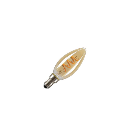 SLV LED C35, LED-Leuchtmittel, gold, E14, 2W, 2200K 1008648