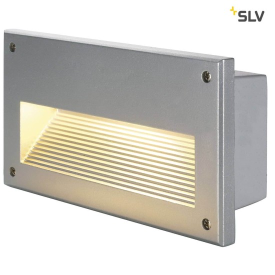 SLV 229062 BRICK DOWNUNDER E14 silbergrau max 40W IP44