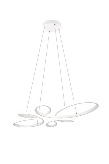 Trio Fly LED Pendelleuchte  32W dimmbar Weiß Matt neutralweiss