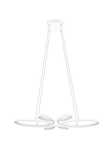 Trio Fly LED Pendelleuchte  32W dimmbar Weiß Matt neutralweiss