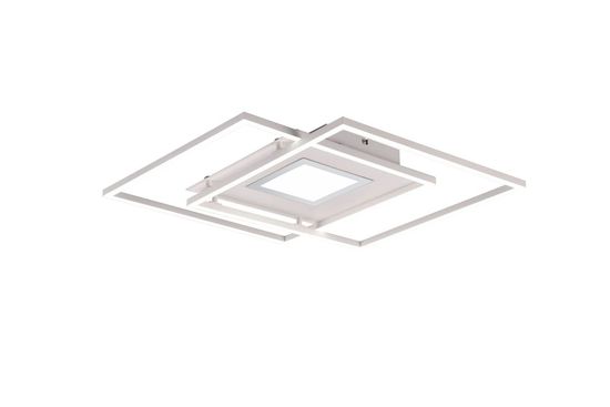 Trio Via LED Deckenleuchte  36W dimmbar Weiß Matt CCT einstellbare Lichtfarbe Nachtlicht