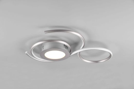 Trio Jive LED Deckenleuchte  36W dimmbar Nickel Matt CCT einstellbare Lichtfarbe