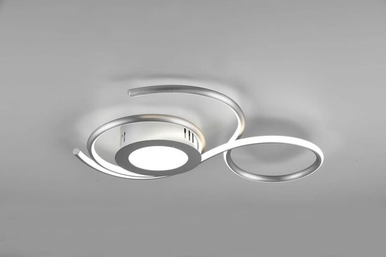 Trio Jive LED Deckenleuchte  36W dimmbar Nickel Matt CCT einstellbare Lichtfarbe