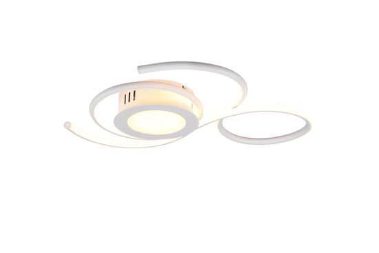 Trio Jive LED Deckenleuchte  36W dimmbar Weiß Matt CCT einstellbare Lichtfarbe Nachtlicht