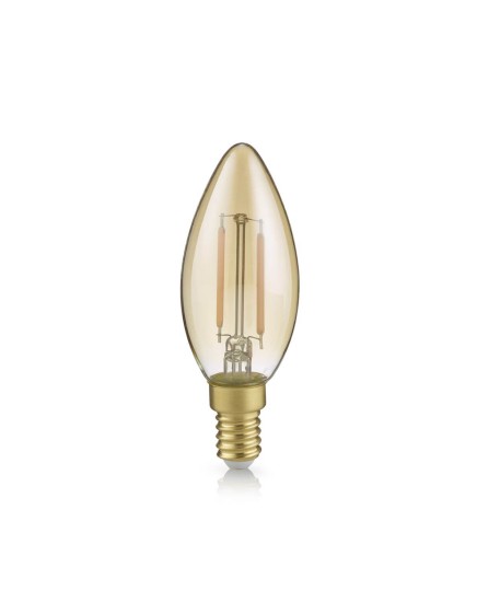 Trio Kerze LED Lampe E14  2W ⌀3,5cm Amber warmweiss