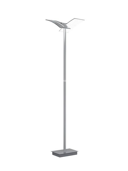 Hell Dual LED Stehleuchte Dimmbar 182cm CCT Nickel matt 60454/1-92