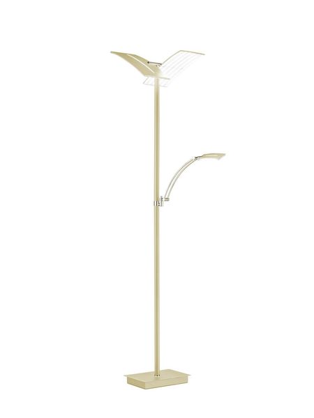 Hell Dual LED Stehleuchte 3-fach Dimmbar 182cm CCT Champagner 60458/2-86