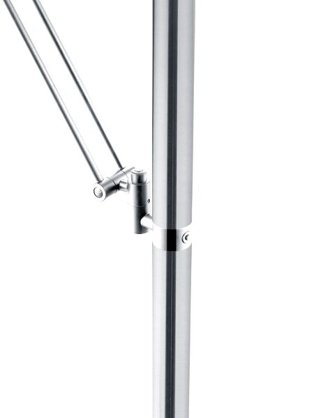 Hell Evolo LED Stehleuchte 2-fach Dimmbar 185cm CCT Nickel 60527/2-92