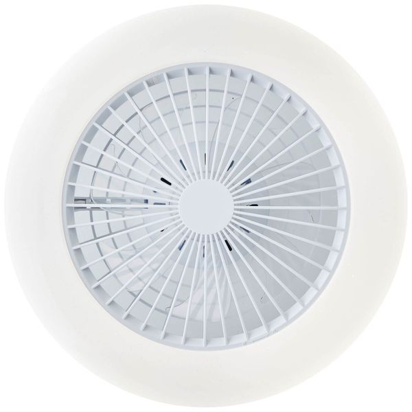 Brilliant Salerno LED Deckenleuchte 49cm mit Ventilator 40W Weiß Nachtlicht, Timer, Ventilator G60020/05