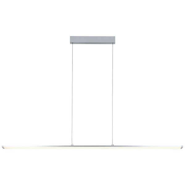 Brilliant Entrance LED Pendelleuchte Paneel 120cm 22W Warmweiß Aluminium Weiß G97028/21