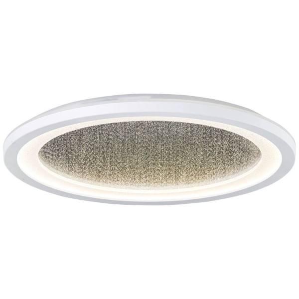 Brilliant Tanida LED Deckenaufbau-Paneel 29,5cm 22W Neutralweiß Weiß Glitzereffekt G98935/05