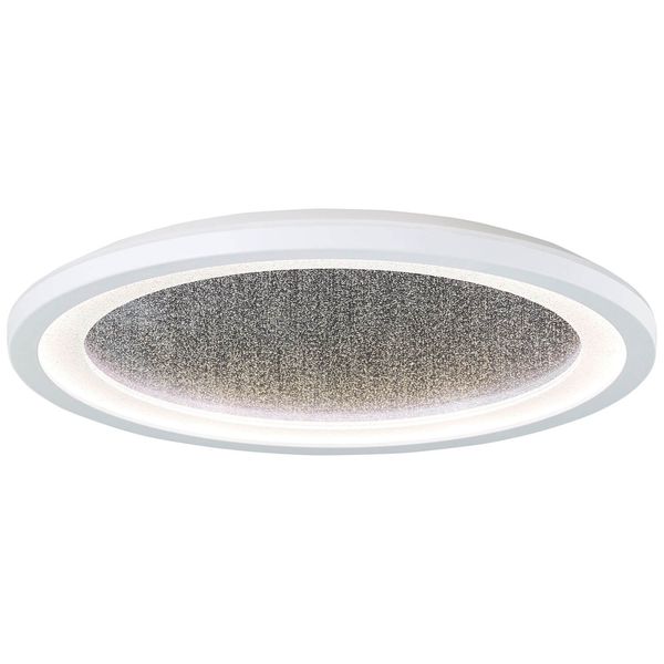 Brilliant Tanida LED Deckenaufbau-Paneel 29,5cm 22W Weiß Glitzereffekt, Memory Funktion, Nachtlicht G98936/05