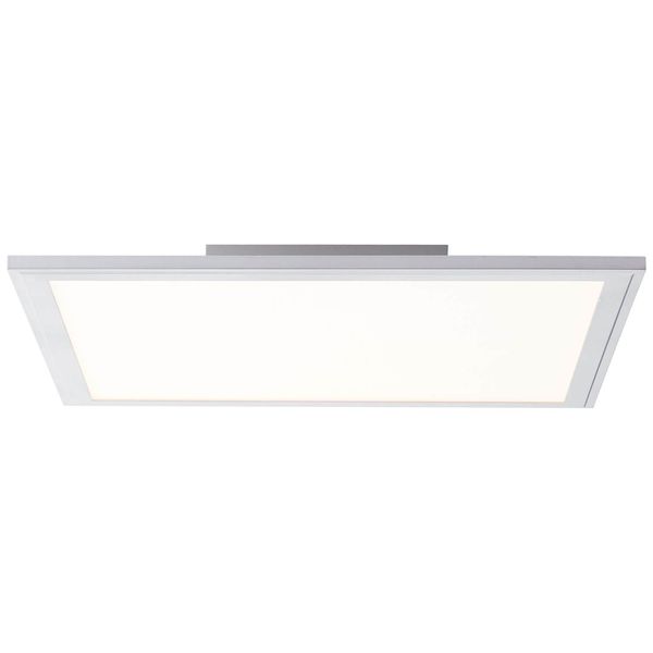 Brilliant Flat LED Deckenaufbau-Paneel 40x40cm 24W Silber Memory Funktion, Nachtlicht, Timer G99510/58