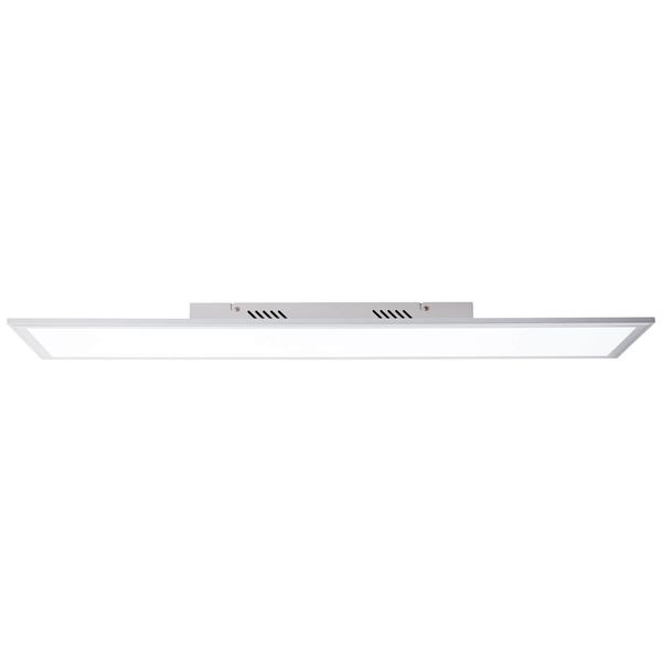 Brilliant Flat LED Deckenaufbau-Paneel 100x25cm 32W Silber Memory Funktion, Nachtlicht, Timer G99511/58