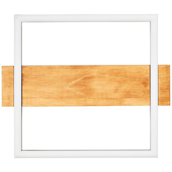 Brilliant Loneos LED Deckenleuchte 35x30cm 24W Warmweiß Schwarz Holz FSC G99745/76