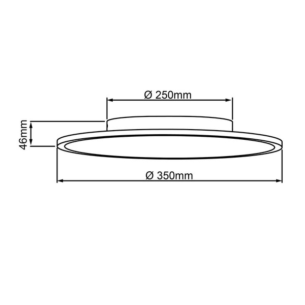 Brilliant Buffi LED Deckenaufbau-Paneel 35cm 24W Neutralweiß Sand Weiß Kaltweiß G96884A85