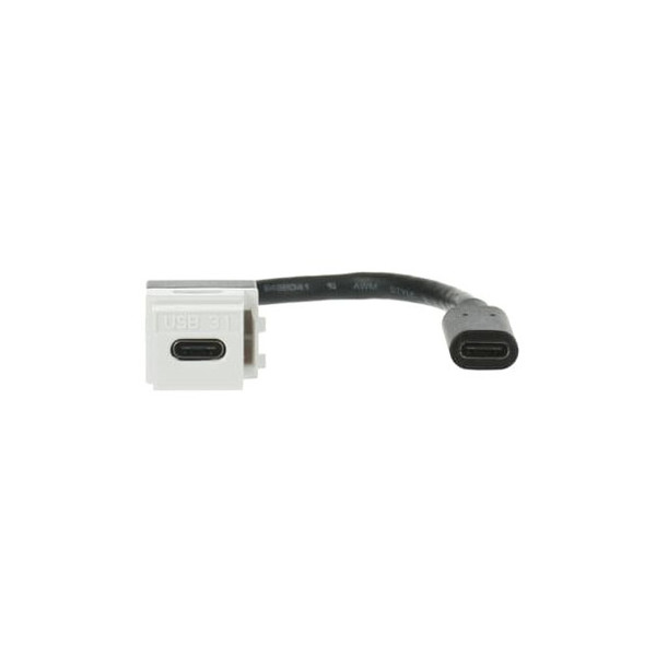 Busch-Jaeger Kabelpeitsche USB Keystone Weiß 2CKA000230A0480 0229/12