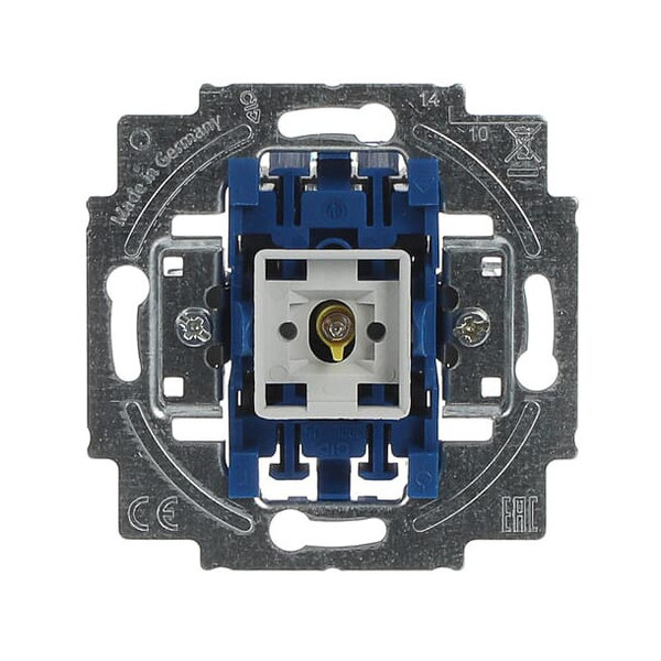 Busch-Jaeger Wippkontrollschalter-Einsatz Aus- und Wechselschaltung mit N-Klemme 16A 2CKA001022A0660 2400/6 USK