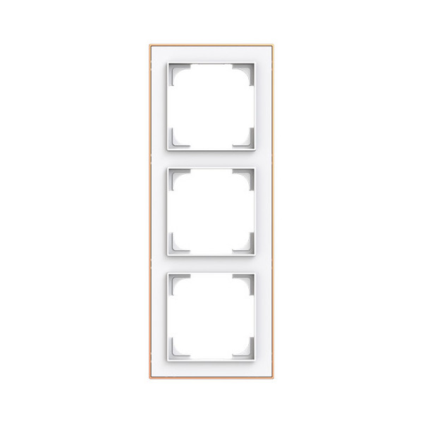 Busch-Jaeger Rahmen 3-fach mit Dekorring Busch-art linear 2CKA001754A4914 1723-441M