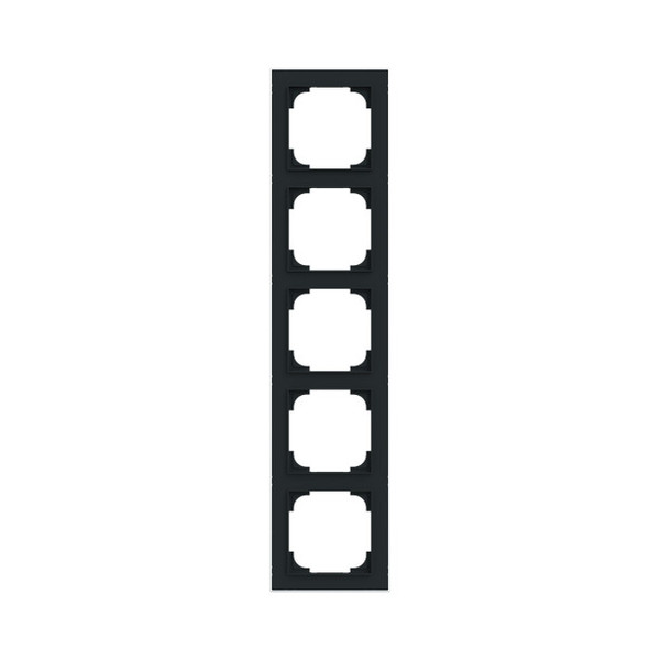 Busch-Jaeger Rahmen 5-fach mit Dekorring Busch-art linear 2CKA001754A4928 1725-456M