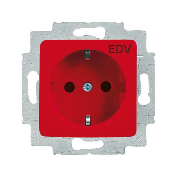 Busch-Jaeger Schuko Steckdosen-Einsatz mit Aufdruck EDV 2CKA002011A6254 20 EUCQ/DV-217-101